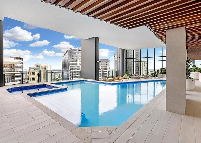 Lamour Ocean View Apartment II In Casino Broadbeach - Free Parking-195Cm